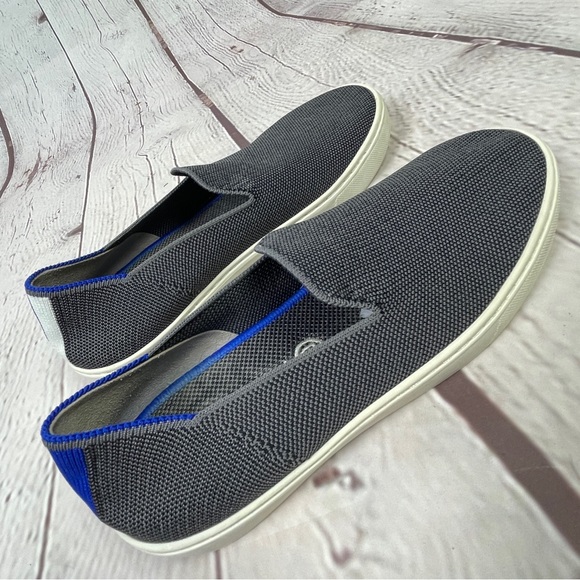 ROTHY'S steel grey original slip-on loafer sneakers, size 7 - Picture 7 of 10